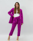 Completo giacca e pantalone con fiocco
