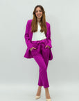Completo giacca e pantalone con fiocco