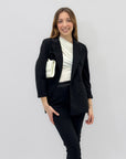 Completo elegante giacca e pantalone slim