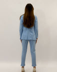 Blazer morbido effetto tailoring