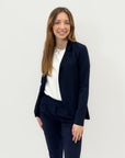 Blazer morbido effetto tailoring