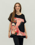 Maglia taglia grande con stampa