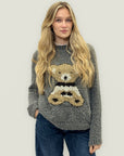 Maglione teddy soft peluche - misto lana alpaca