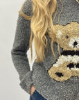 Maglione teddy soft peluche - misto lana alpaca