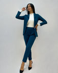 Blazer morbido effetto tailoring