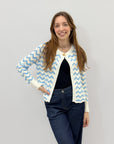 Cardigan con bottone