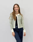 Cardigan con bottone