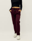 Pantaloni in punto milano elasticizzato
