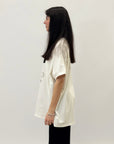T-shirt taglia comoda con fantasia