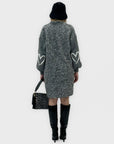 Cappotto Donna Teddy con Cuori sulle Maniche