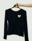 Maglione morbido con cuore