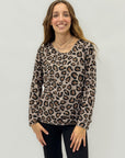 Maglia morbida maculata misto lana