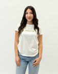 T-shirt in cotone con segno zodiacale
