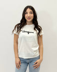 T-shirt in cotone con segno zodiacale