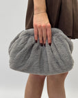 Clutch in ecopelliccia