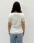 T-shirt in cotone con tulipani