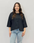 Maglia in cotone taglia comoda