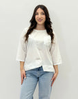 Maglia in cotone taglia comoda