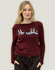 Maglione “No Vabbè” in morbida maglia