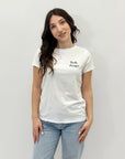 T-shirt petite con scritta "Tanto disagio"