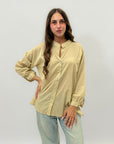 Camicia in cotone con bottoni