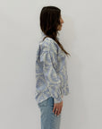 Camicia in cotone con ricami