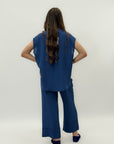 Completo maglia e pantalone in lino