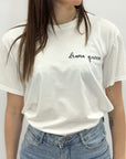 T-shirt con scritta "drama queen"