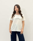 T-shirt in cotone con scritto "che palle"
