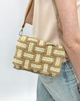 Borsa in paglia con chiusura magnetica