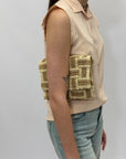 Borsa in paglia con chiusura magnetica