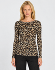 Maglia in misto cashmere maculata – Polly 7, vista frontale