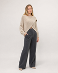 Maglione incrociato N81 5067 - Beige 2 - Polly 5
