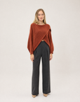Maglione incrociato N81 5067 - Coccio 1 - Polly 5
