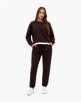 Tuta donna in cotone – Bordeaux