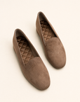 Mocassini VB6189 taupe vista tre quarti