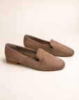 Mocassini VB6189 taupe vista laterale