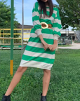 ABITO MAGLIONE A RIGHE