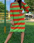 ABITO MAGLIONE A RIGHE