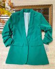 Blazer elegante a manica arrotolata