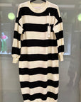 ABITO MAGLIONE A RIGHE