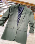 Blazer elegante a manica arrotolata