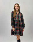 Abito tartan chemisier – Stile Femminile & Comfort