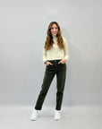 Pantaloni regular fit in cotone