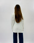 Maglione ampio con rombi