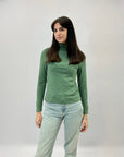 Maglia righe lupetto in pile petite