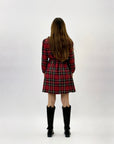 Abito tartan corto