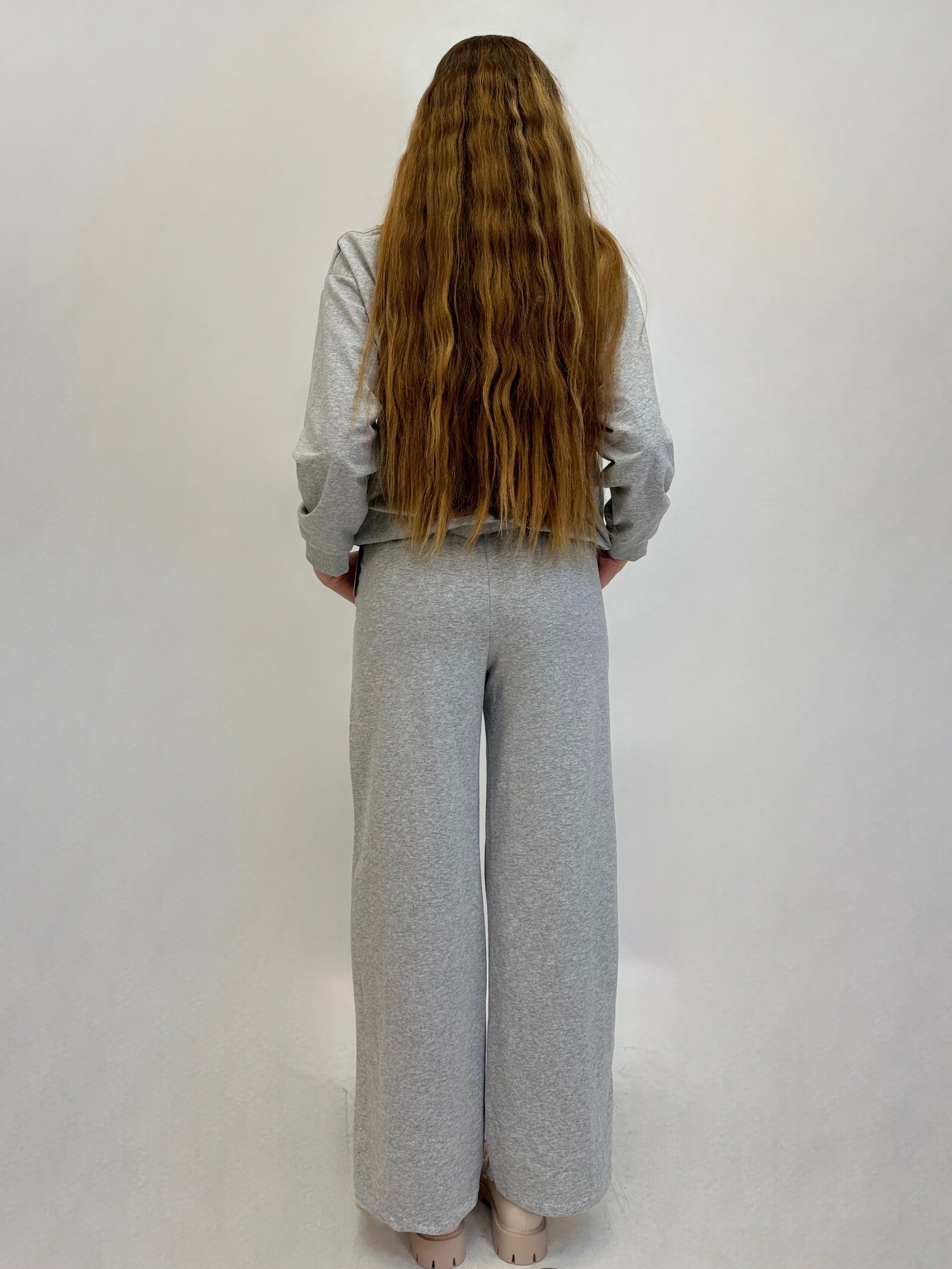 Pantaloni tuta con paillettes laterali