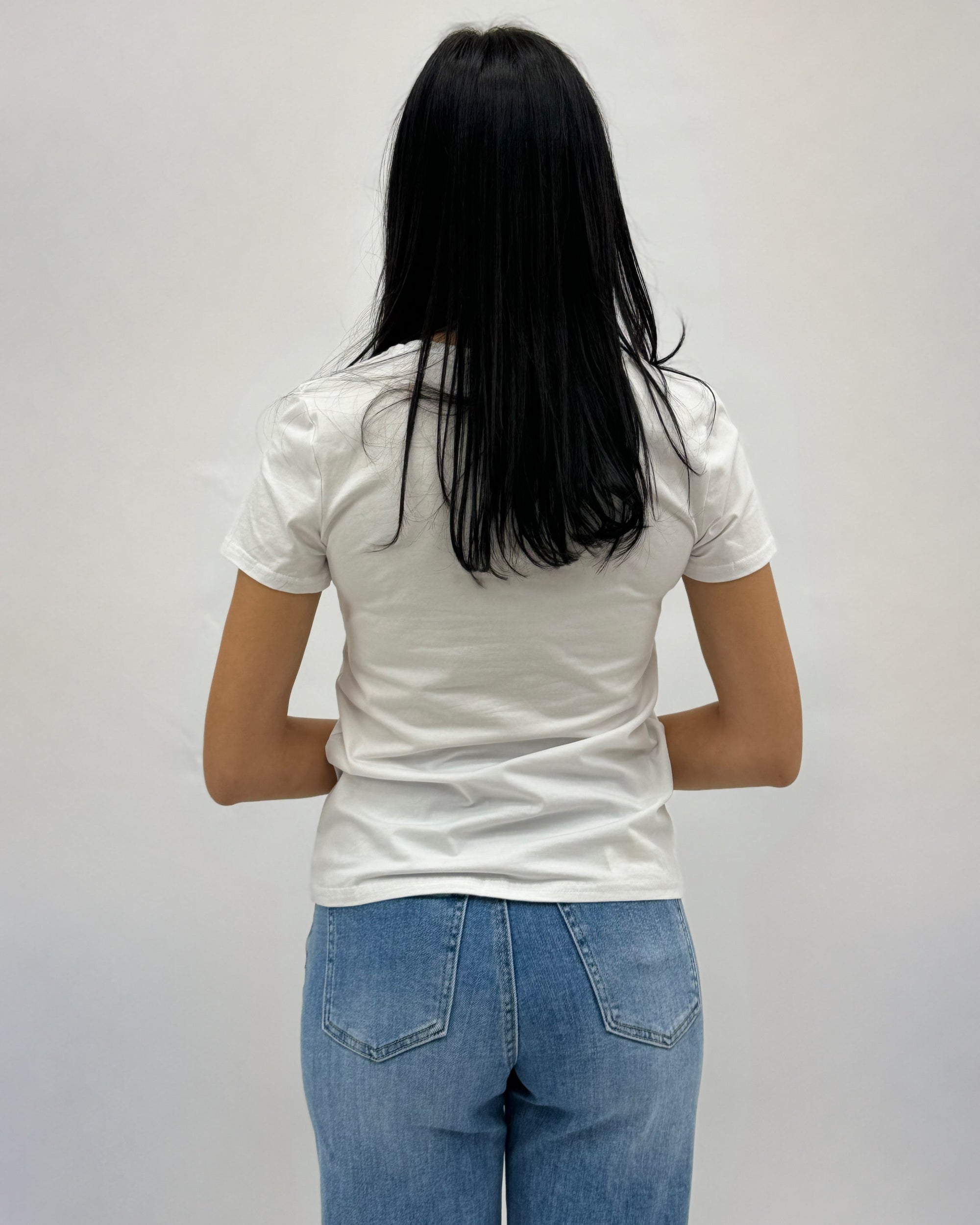 T-shirt in cotone tinta unita petite