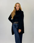 Cardigan lungo con cappuccio
